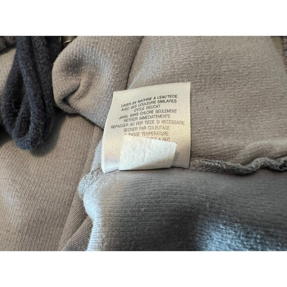 Vintage Liz & Co Drawstring Hem Knit Top with Pockets  Size L  Blue Houndstooth - Picture 10 of 11